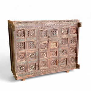 Caja de Madera DAMCHIYAN Hecha a Mano, Arte Tradicional del Himalaya, Caja de Madera Maciza con 3 Cajones, Decoración para Sala de Estar, MOQ 1 Contenedor - Product Image 1