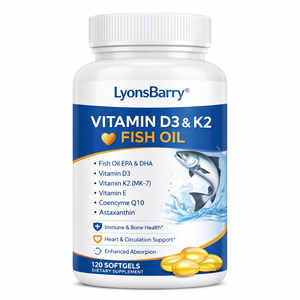 Cápsulas de Gel Suave de Aceite de Pescado con Vitamina D3 y K2 - Product Image 3
