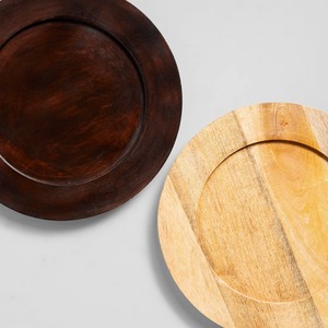 <b>Wooden</b> Charger Plate Service Plate Suitable For <b>Dining</b> <b>Table</b> Natural <b>Rustic</b> Serving Base And Elegant <b>Table</b> Setting Kitchen Decor - Product Image 5