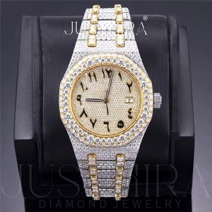 Hot Sale Wholesale Moissanite Diamond <b>Watch</b> Hip Hop Style Waterproof Quartz <b>Watch</b> <b>for</b> Luxury Design Available At Best Price - Product Image 6