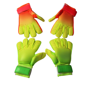 <b>Foam</b> Padded Goalkeeper Gloves Shock Absorption <b>Football</b> Soccer Goalie Gloves Non Slip Latex Palm Protective Wrist Band Wholesale - Product Image 1