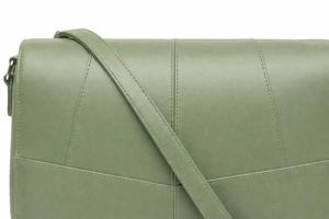 Modern Minimalist PU Genuine Leather <b>Green</b> Shoulder Crossbody <b>purse</b> for Women - Product Image 4