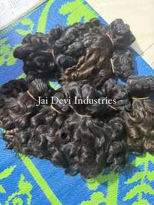 Extensions de cheveux indiens Remy bouclés de qualité supérieure, doux et fluides, double trame machine, cheveux soyeux et confortables - Product Image 3