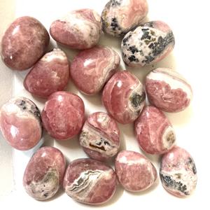 Wholesale High Quality IGCI Certified Natural <b>Pink</b> Rhodochrosite Tumbled Stone Crystal Gemstone for <b>Healing</b> - Product Image 6