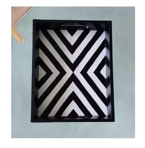 Plateau de service décoratif en MDF imprimé, de qualité supérieure, pour le rangement et le service des aliments, forme rectangulaire, plateau très vendu - Product Image 5