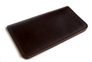 Laser Engraved Logo Checkbook <b>Wallet</b> <b>Holder</b> Register Premium Leather Covers LCR-0002B - Product Image 6