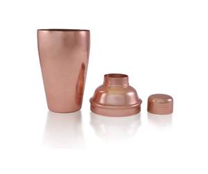 Juego de Coctelera de Acero Inoxidable con Acabado de Cobre Premium, con Tapa y Tapa Medidora (Cocktailera Estilo Boston) - Product Image 3