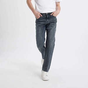 Hot Sale Custom Jeans Fashion Streetwear Low Rise Baggy Jeans <b>Trousers</b> Comfortable <b>Stretch</b> <b>Men</b> Denim Pants - Product Image 4