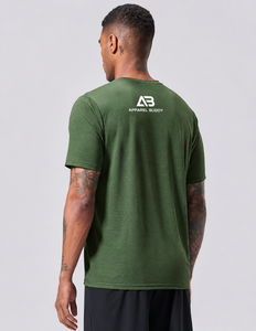 Camiseta de Manga Corta Casual para Hombre, Marca AMY, 100% Algodón, Corte Regular, Lisa, con Logotipo Personalizado al por Mayor - Product Image 6