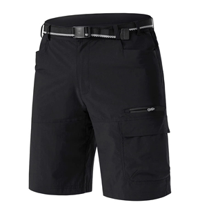 Men's Summer Casual Tactical Cargo <b>Shorts</b> Quick-dry <b>Polyester</b>/cotton Canvas Lightweight Knitted Design Mid-waist Zipper Fly - Product Image 6