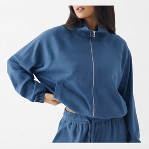 <b>Women</b> Custom Printed <b>Zip</b> <b>up</b> <b>Hoodie</b> Polyester/Cotton Pullover Breathable Casual Sweatshirt with Pockets - Product Image 5