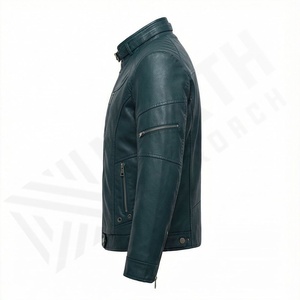 Chaqueta de piel de cordero auténtica para hombre, ropa de abrigo elegante, cómoda y cálida de alta calidad para invierno - Product Image 3