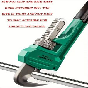 Clé à tuyau professionnelle multi-tailles 8/12/14/18 pouces, robuste, pour la réparation de la plomberie, pour une utilisation automobile et domestique - Product Image 2