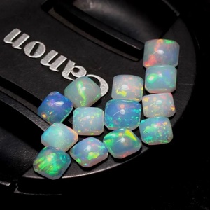Opal Cushion Cut Gemstone Natural Fire Opal Loose Gemstone Bright Colorful Stone for Rings Pendants Wholesale HASNAIN GEMS - Product Image 5