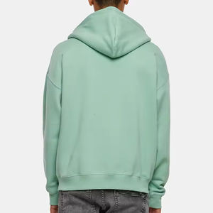 Sudadera con Capucha para Hombre, OEM ODM, Transpirable, 100% Algodón, Tallas Grandes, con Cierre, Bordado, Ecológica, de Secado Rápido, Hombros Caídos, para Invierno - Product Image 4