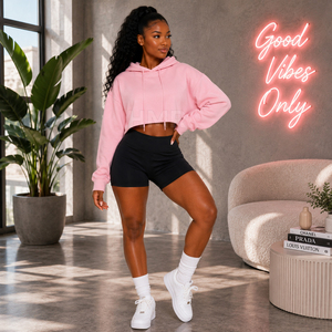 HMR Sorority Sisterhood Sweat à capuche court respirant et tendance pour femme, en coton doux, style décontracté, coupe premium - Product Image 3