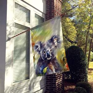 Koala grande Multicolor porche manga poste decorativo patio Banner arte casa bandera hecha de poliéster duradero fácil de colgar en la pared - Product Image 2