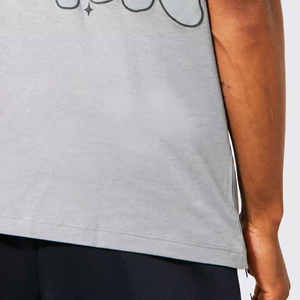 Camiseta Extra Grande de Algodón Gris para Hombre con Estampado Frontal de "Edición Limitada Oficial", Estilo Casual Urbano, Cuello Redondo, Manga Corta - Product Image 5