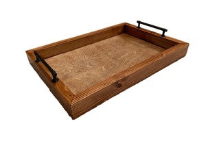 <b>Black</b> Rustic Decor Serving Tray Hot Selling New Design Trendy Tray Home & Kitchen Accessories Fruit Serving Tray - Product Image 2