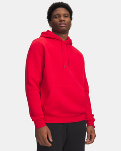 Sudadera con Capucha Roja para Hombre, 100% Algodón, Corte Regular, Cierre Frontal con Cremallera, Logotipo, Transpirable, para Otoño - Product Image 1
