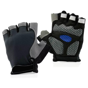 Guantes de gimnasio para fitness, medio dedo, ligeros, transpirables, de nailon, para levantamiento de pesas, ejercicios pliométricos, guantes Geo Brothers - Product Image 2