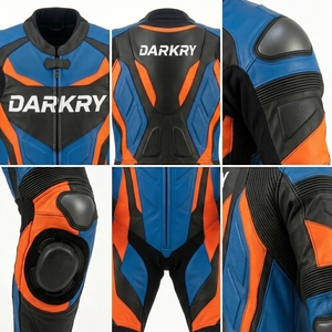 Traje de Cuero Personalizado para Motociclismo de Carreras, Equipo de Protección para Motociclistas, Fabricante OEM, Guantes y Botas al por Mayor - Product Image 6