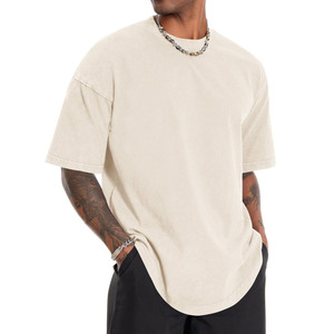 Camiseta con Lavado Ácido de Bajo MOQ, Suministro Directo de Fábrica, Mejor Diseño, Nuevo Color Diferente, Estilo Urbano, Logotipo Personalizado - Product Image 6