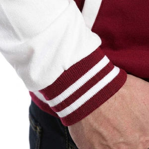 Veste d'hiver de style hip-hop américaine pour hommes, produit tendance, veste de baseball en laine épaisse pour hommes - Product Image 5