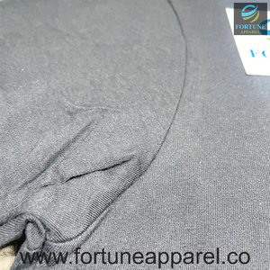 เสื้อยืดคอโอ แขนสั้น ลายทาง ผู้ชาย ยี่ห้อ Fortune Apparel ผ้าฝ้าย ทรงปกติ สวมใส่สบาย ระบายอากาศได้ดี พิมพ์ลายดิจิตอลด้านหน้า น้ำหนัก 320 กรัม - Product Image 6