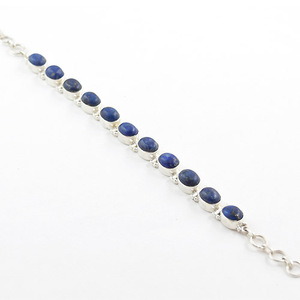 Pulsera elegante de plata de ley 925 con ojo de tigre para mujer, estilo exclusivo, hecha a mano, joyería india con estilo, venta al por mayor - Product Image 3