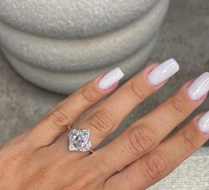 4 Carat Marquise Cut Three Stone Lab Grown <b>Diamond</b> <b>Ring</b> for Women | Luxury Engagement <b>Ring</b> | Elegant Bridal Wedding Jewelry - Product Image 1