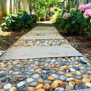 18 Libbre di Ciottoli e Sassi Naturali Lucidati da 1.6-2.4 Pollici per Decorazioni Acquario, Riempimenti Vasi e Decorazioni Piante - Product Image 4