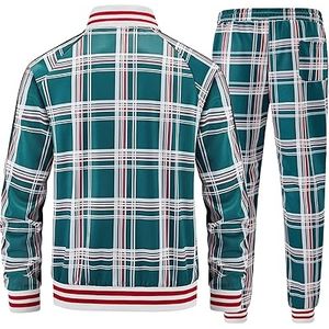 Ensemble de survêtement sport en molleton pour homme, 2 pièces, en coton, style streetwear, léger, couleur unie, le meilleur style - Product Image 3