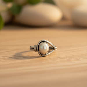 ดีไซเนอร์2.6กรัมแหวนมุก - Product Image 3