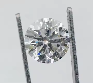Diamante redondo brillante cultivado en laboratorio, tallado suelto, para la fabricación de joyas. - Product Image 2