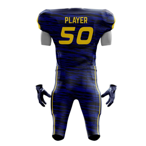 Tenue de football américain sur mesure, double yoke durable, uniforme d'élite, maillot de jeu de gridiron avec pantalon intégré - Product Image 3