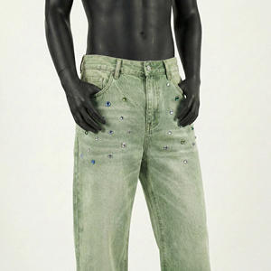 กางเกงยีนส์เดนิมทรงหลวมสำหรับผู้ชาย คุณภาพสูง สไตล์ฮิปฮอป สตรีทแวร์ รุ่นปี 2026 - Product Image 5