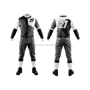 Ensembles de maillots de softball pour jeunes hommes uniformes de baseball personnalisés quantité minimale de commande bas 100% uniformes de l'équipe sublimés en polyester - Product Image 4