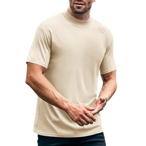 Ropa Deportiva para Hombre, Polo de Punto de Algodón con Cuello Redondo, Tela de Ganchillo, Camiseta Unisex Personalizada de Secado Rápido - Product Image 2