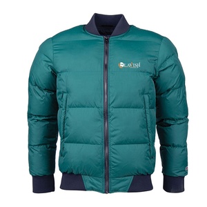 High Quality Custom Woven Satin Fabric <b>Varsity</b> Style <b>Bomber</b> <b>Jacket</b> for <b>Men</b> OEM Service Winter Quick Dry Eco-Friendly - Product Image 1