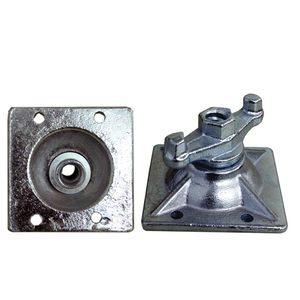 Plaque d'écrou à ailettes de 16mm en acier de fer de style industriel avec barre filetée d'écrou à ailettes pour coffrage de construction - Product Image 3