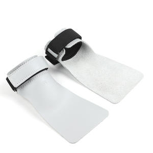 Custom Logo Fitness Weightlifting Pull up Leather Gymnastics Gym Hand Guard Palm Grips Pads Cross Fit <b>Gloves</b> - Product Image 4