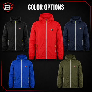 Chaqueta Cortavientos Ligera con Capucha para Hombre, Personalizada al por Mayor, para Correr al Aire Libre, Marca Privada OEM, Directo de Fábrica, Blimpex - Product Image 6