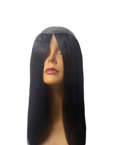 Topper de cheveux humains brésiliens Remy brun clair pour femmes, haute densité 150%, sans nœuds, 20 pouces, longueur moyenne, sans colle pour la base - Product Image 3