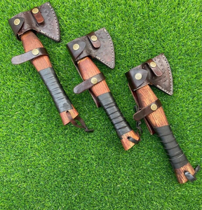 Hache de bûcheron avec tête en acier forgé et manche en bois pour fendre du bois de chauffage - Product Image 6