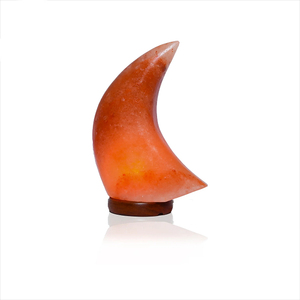 Wholesale Himalayan <b>Moon</b> Salt Lamp Premium Natural <b>Crystal</b> Accent Lighting Collection with Personalized Branding OEM Service - Product Image 1