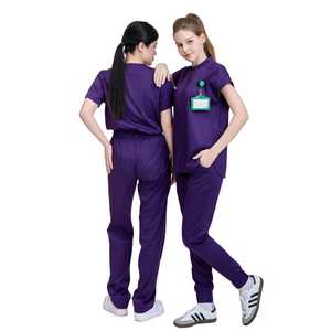 Ensemble de Combinaisons Uniformes BEST SELLING, Beaux Scrubs pour Infirmières, Soins Infirmiers, Salon de Beauté, Vêtements de Travail en Coton, Uniforme FMF Saomai - Product Image 1