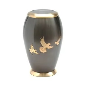 Urnes commémoratives classiques en aluminium, mini-urnes pour cendres, petites urnes funéraires, souvenirs funéraires - Product Image 1