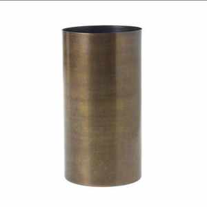 Jarrón Metálico Extra Grande para Decoración del Hogar, para Colocar en Mesa y Suelo, Maceta Decorativa con Acabado Cromado Plateado - Product Image 5