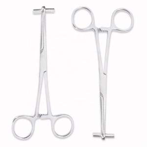 Stainless Steel Septum <b>Piercing</b> Forceps Top Selling Ear Body <b>Piercing</b> Clamp Surgical Instruments Needle Clamp Metal By Dentavex - Product Image 1